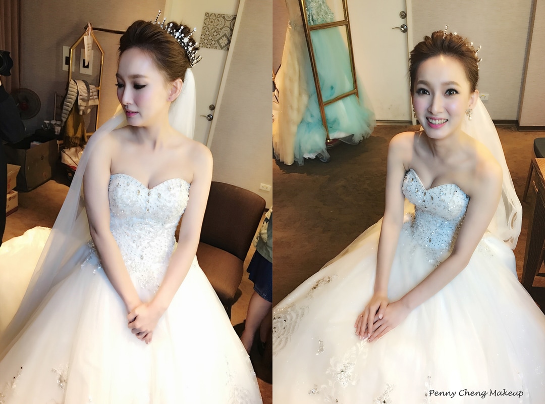 新娘秘書 白紗造型 韓風 氣質 優雅 新莊頤品