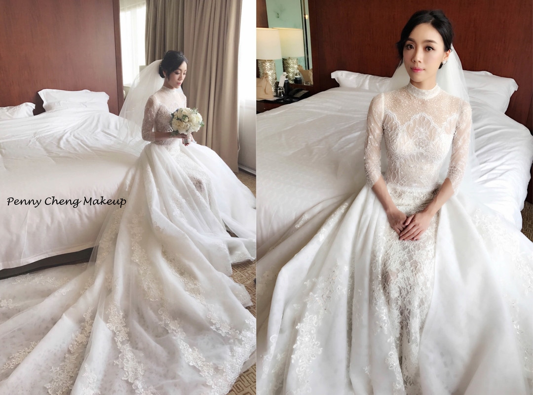 新娘秘書 白紗造型 韓風 氣質 優雅 喜來登大飯店