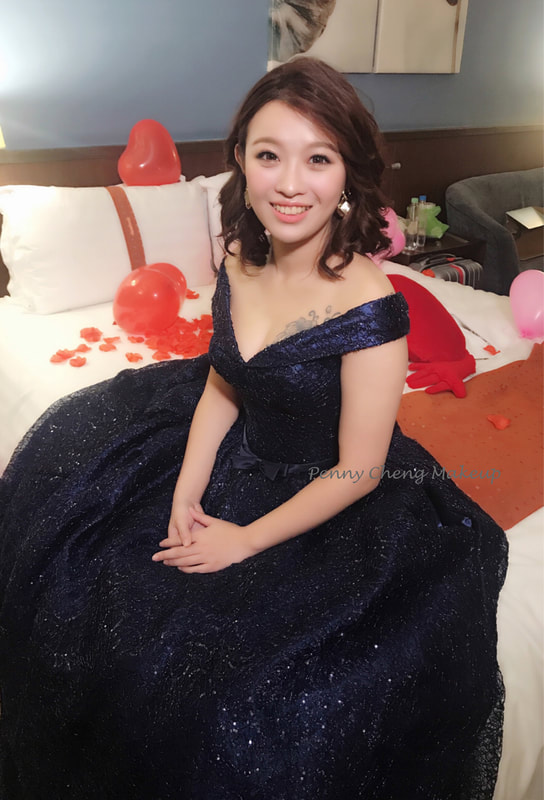新娘秘書 晚禮服造型 韓式風格 氣質典雅 俏麗短髮造型
