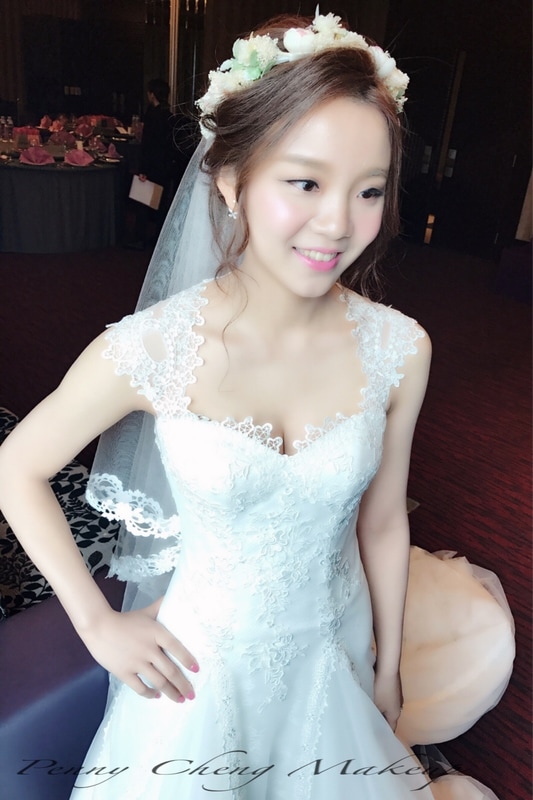 新娘秘書 白紗造型 韓風 氣質 優雅 維多利亞酒店 香港新娘