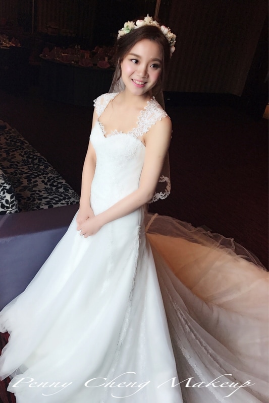 新娘秘書 白紗造型 韓風 氣質 優雅 維多利亞酒店 香港新娘