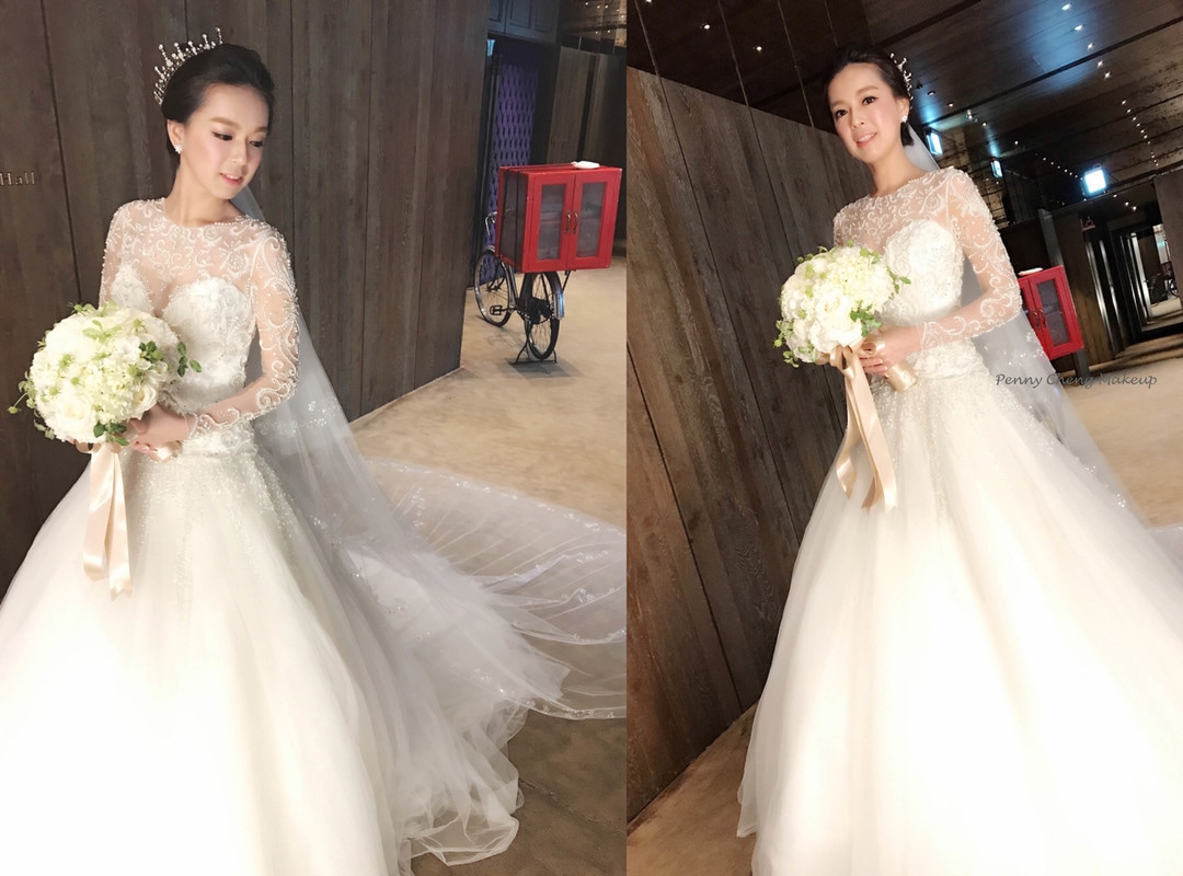 新娘秘書 白紗造型 韓風 氣質 優雅 君品酒店