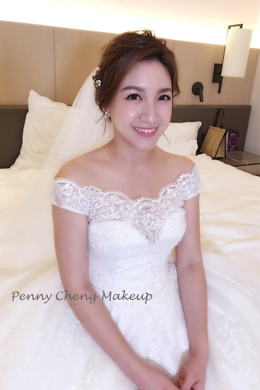 新娘秘書 白紗造型 韓風 氣質 萬豪酒店