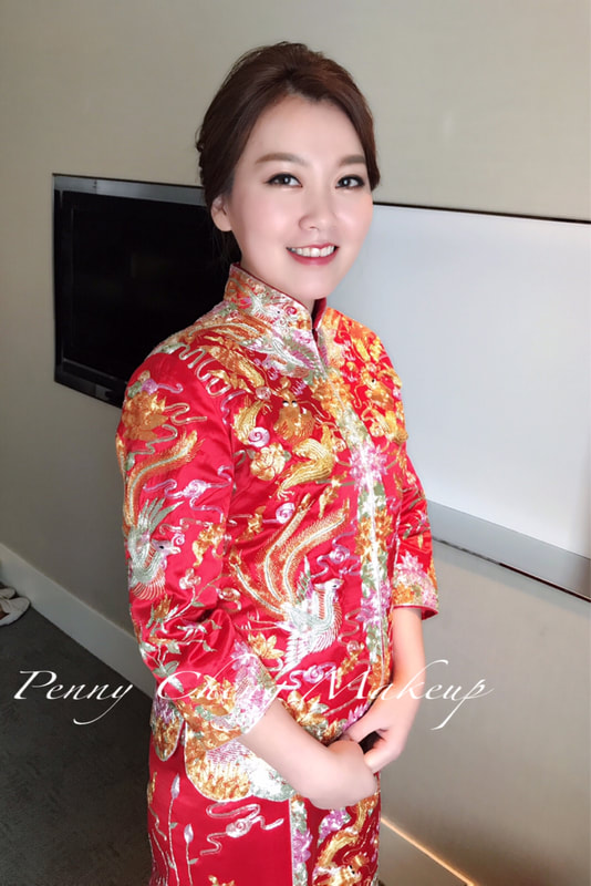 新娘秘書 晚禮服造型 韓式風格 氣質典雅 國賓大飯店 龍鳳掛